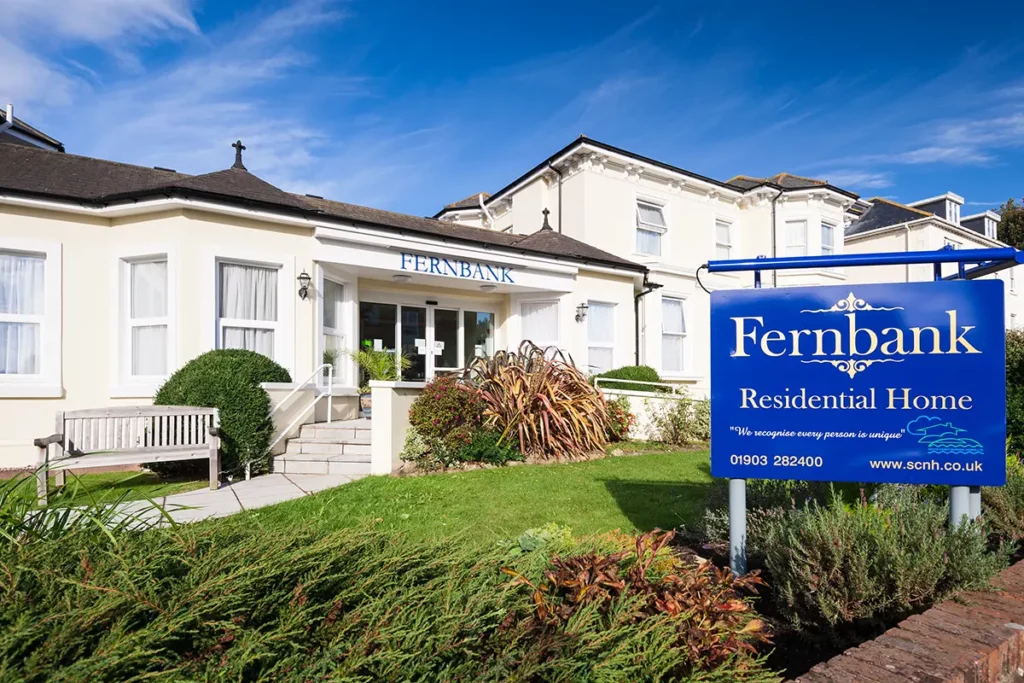 Fernbank Residential Home, Worthing, West Sussex - South Coast Nursing Homes Specialist Nursing & Residential Care across the South Coast