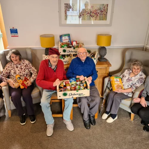 Rookwood Residential Home Burgess Hill Donation drive for Burgess Hill Pantry